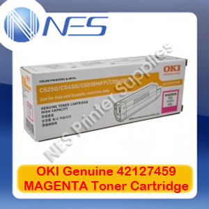 OKI Genuine 42127459 MAGENTA Toner Cartridge for C5250/C5450/C5510MFP/C5540MFP (5K)